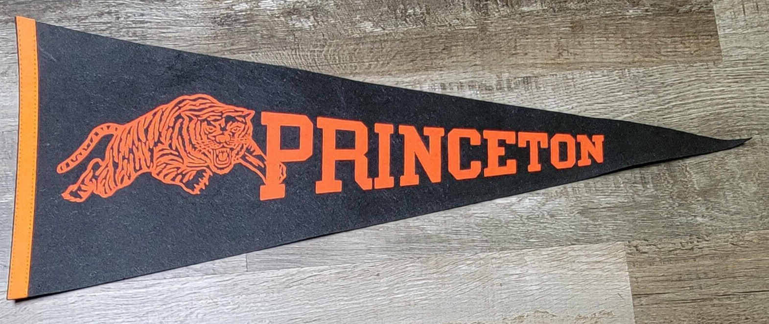 NCAA Princeton Tigers Vintage Circa 1970\'s Team Logo College Pennant Mint