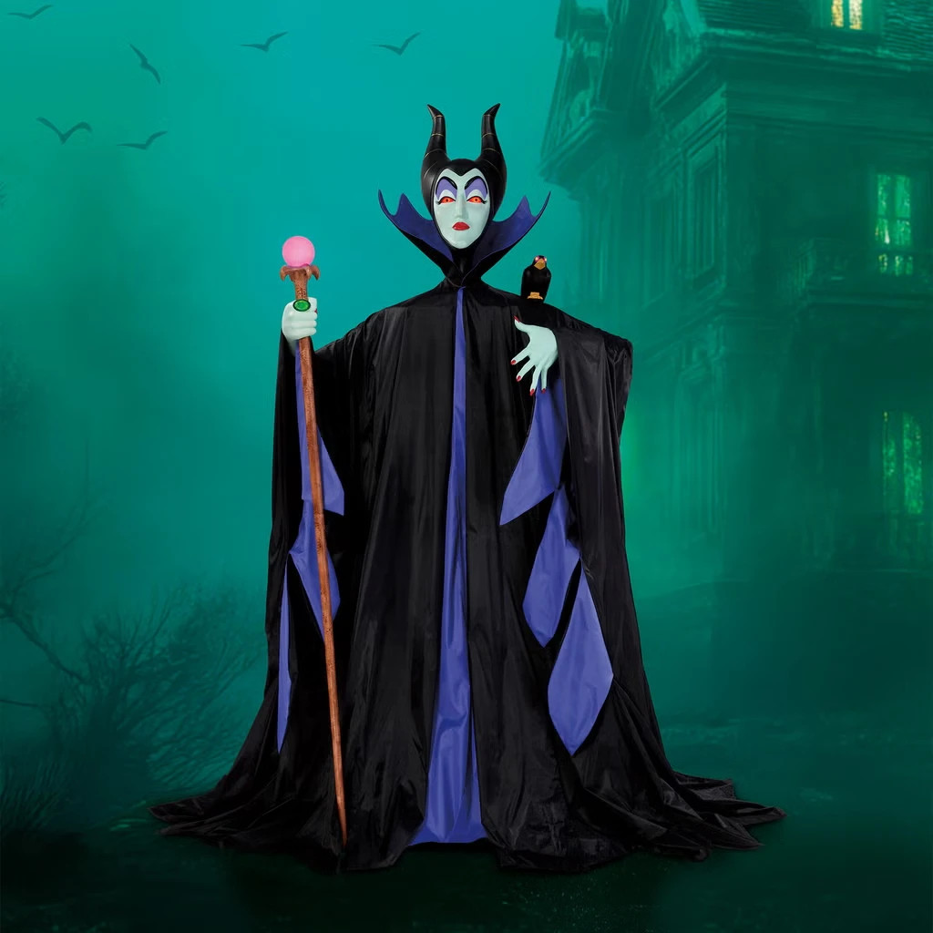 Disney Halloween 10 Ft Animated LED Maleficent with Lights and Music Animatronic