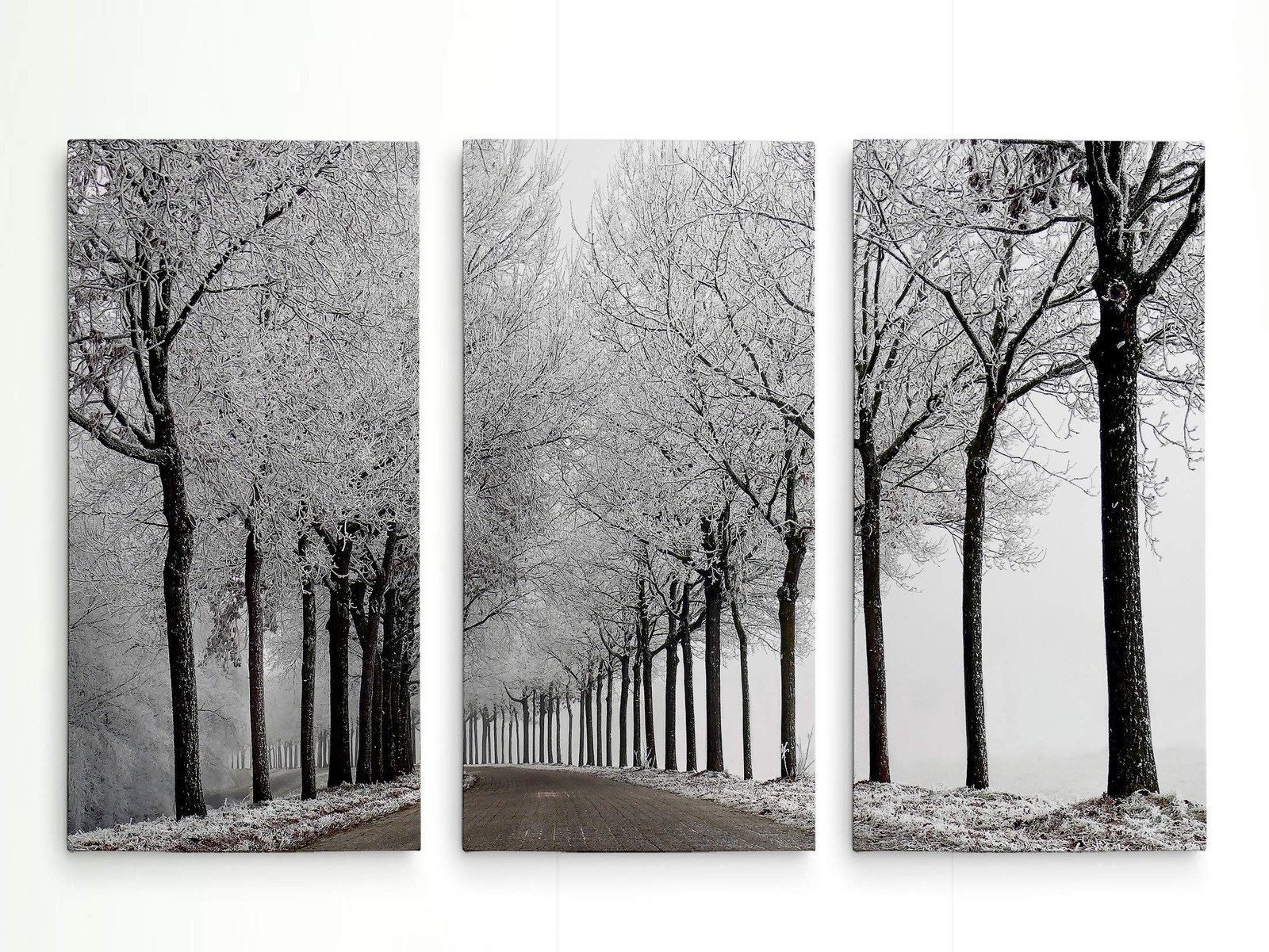 Renditions Gallery Winter Curve 3 Panel Wall Art 15798-4060-3P Renditions Gallery Winter Curve 3 Panel Wall Art 15798-4060-3P