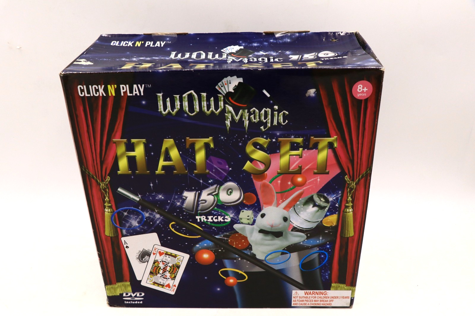 Click n Play The Wow Magic Hat Set Magician 150 Tricks NEW Click n Play The Wow Magic Hat Set Magician 150 Tricks NEW