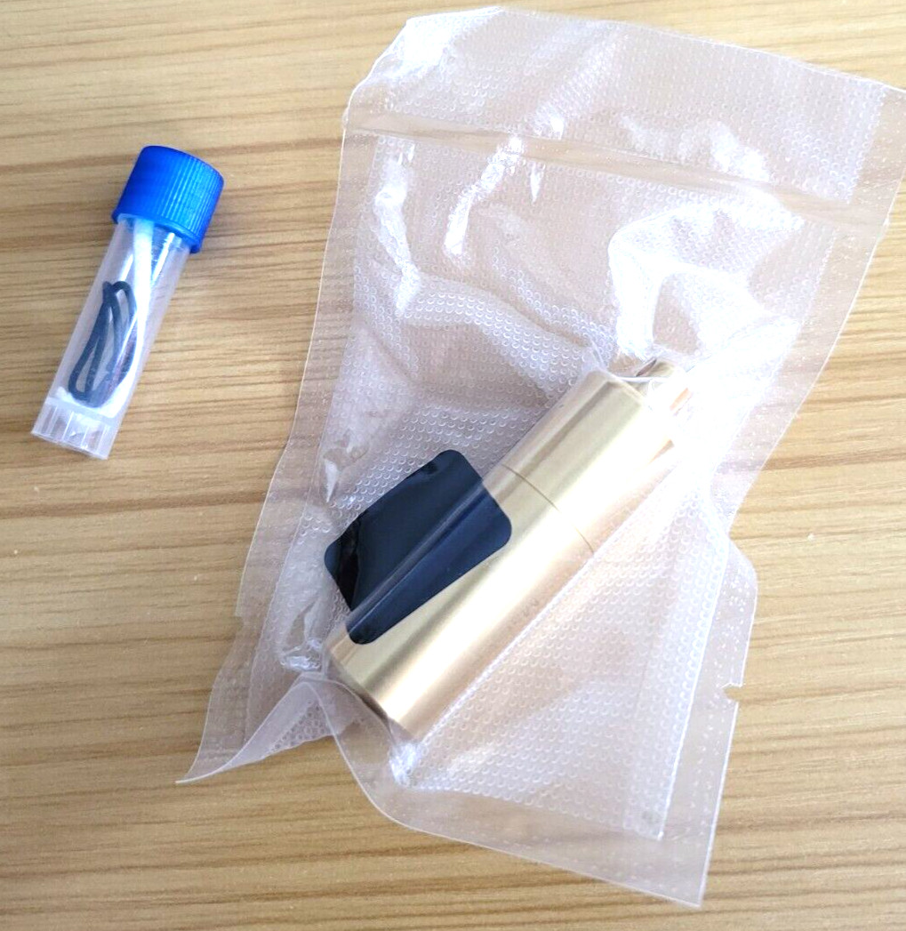 Maratac Peanut XL Lighter Brass Doubles as Emergency Candle w/Waterproof Capsule