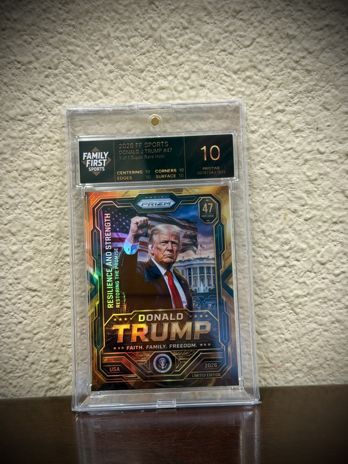 Donald Trump #47 Super Rare Holo 47/47 (CUSTOM HANDMADE NON PRODUCTION CARD) Donald Trump #47 Super Rare Holo 47/47 (CUSTOM HANDMADE NON PRODUCTION CARD)
