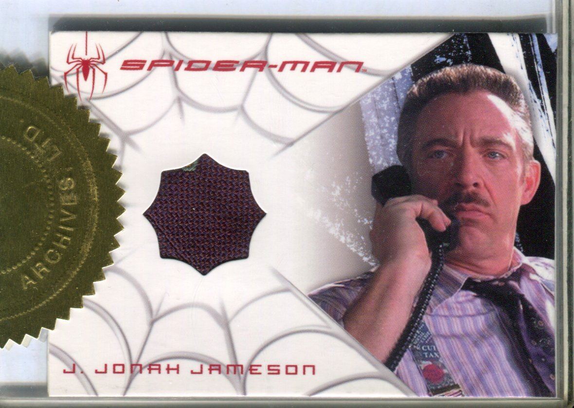 Spider-Man 3 J.K. Simmons as J. Jonah Jameson Case Topper Tie Costume Card