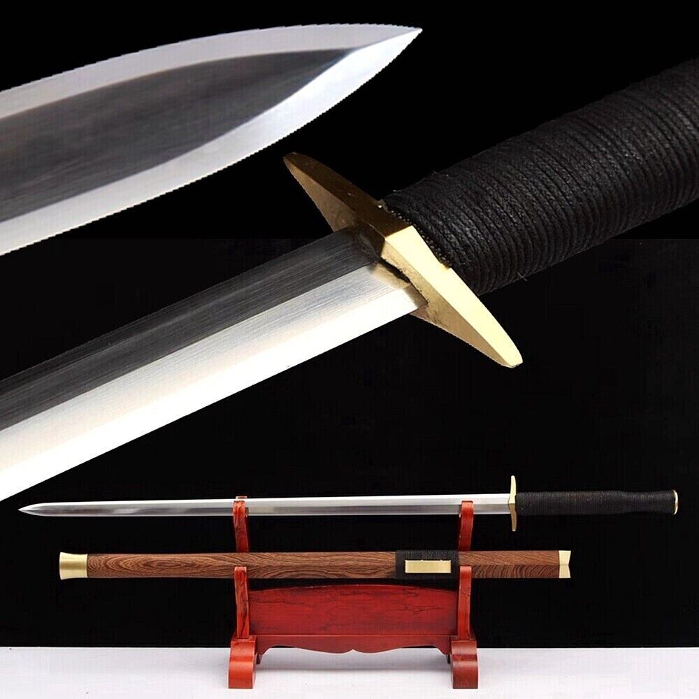 Battle Ready Han JIan Chinese WuSHU Sword Dao High Manganese Steel Blade Sharp