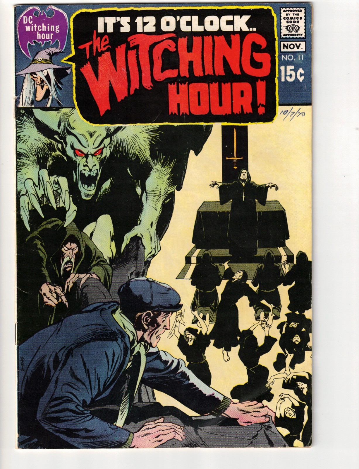 The Witching Hour #11 (DC Comics 1970) - Neal Adams Cover Bronze Age Horror The Witching Hour #11 (DC Comics 1970) - Neal Adams Cover Bronze Age Horror