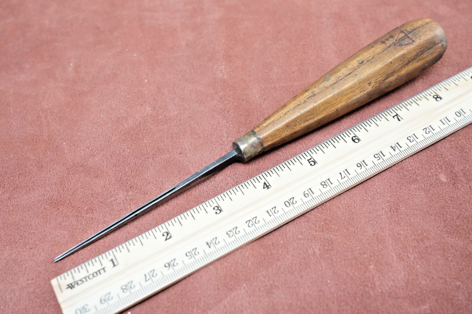 Old Carving tool Vintage J. B. Addis 1/16\