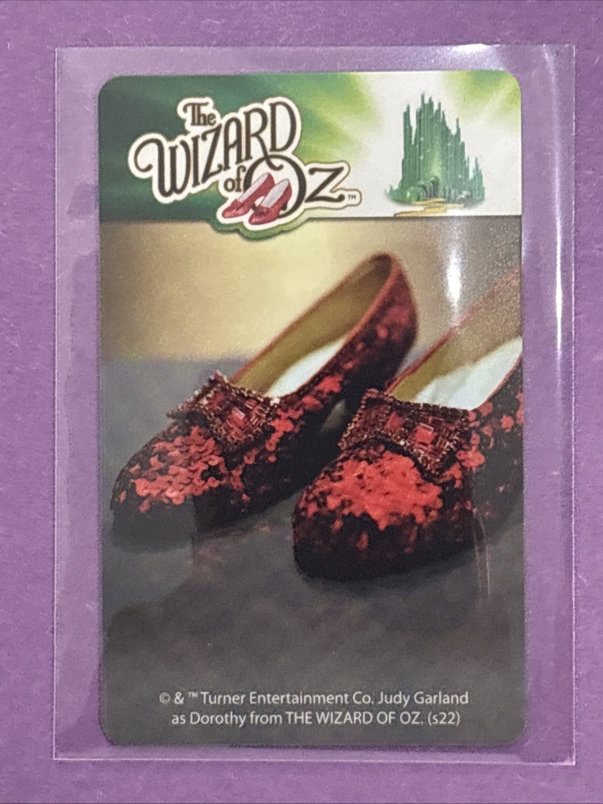 New The Wizard of Oz - Ultra RARE Ruby Red Slippers-Coin Pusher Card No Barcode New The Wizard of Oz - Ultra RARE Ruby Red Slippers-Coin Pusher Card No Barcode