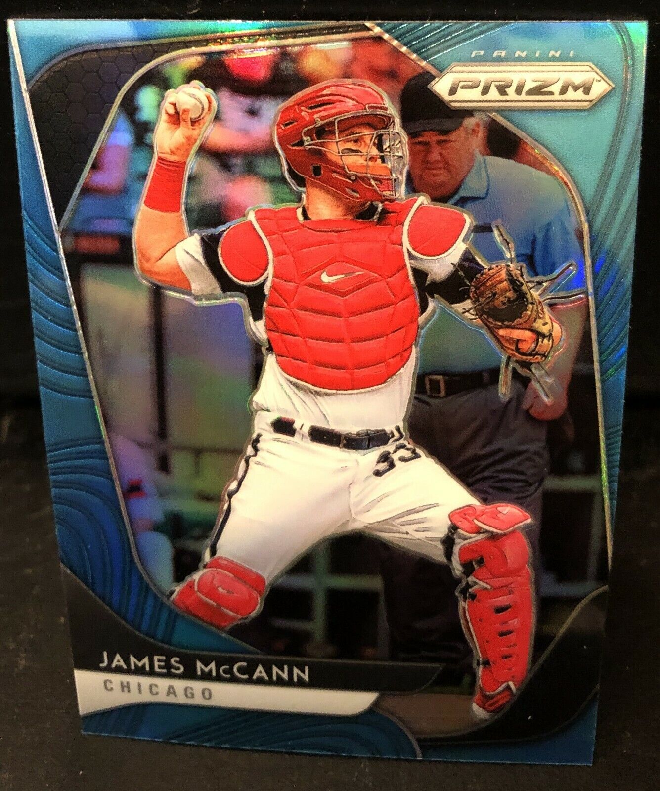 James McCann(Chicago White Sox)2020 Panini Prizm Carolina Blue Baseball Card