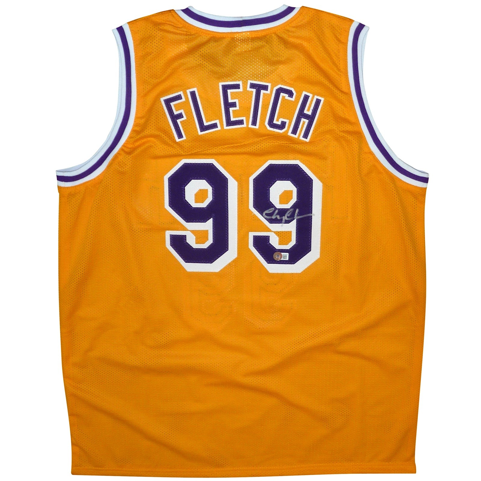 Chevy Chase Autographed Fletch (Yellow #99) Custom Jersey - Beckett Witness Chevy Chase Autographed Fletch (Yellow #99) Custom Jersey - Beckett Witness