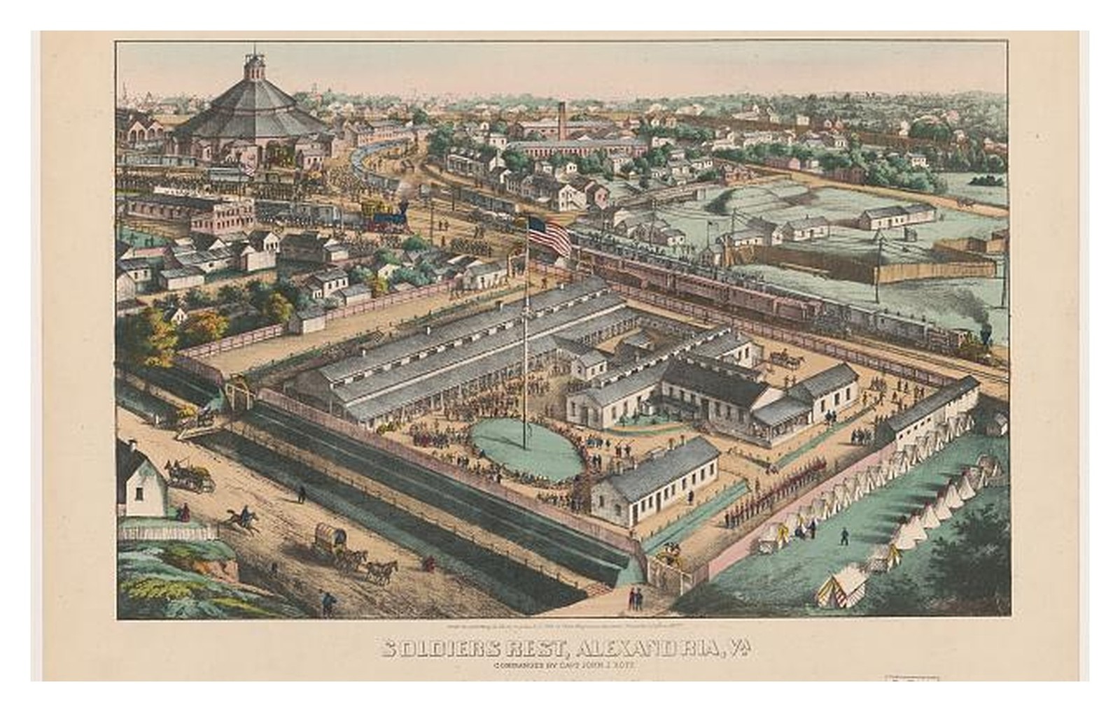 Alexandria Virginia Soldier's Rest Standard Postcard Alexandria Virginia Soldier's Rest Standard Postcard