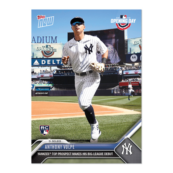 2023 MLB Topps NOW #2  ANTHONY VOLPE  NY YANKEES ROOKIE RC PRESALE