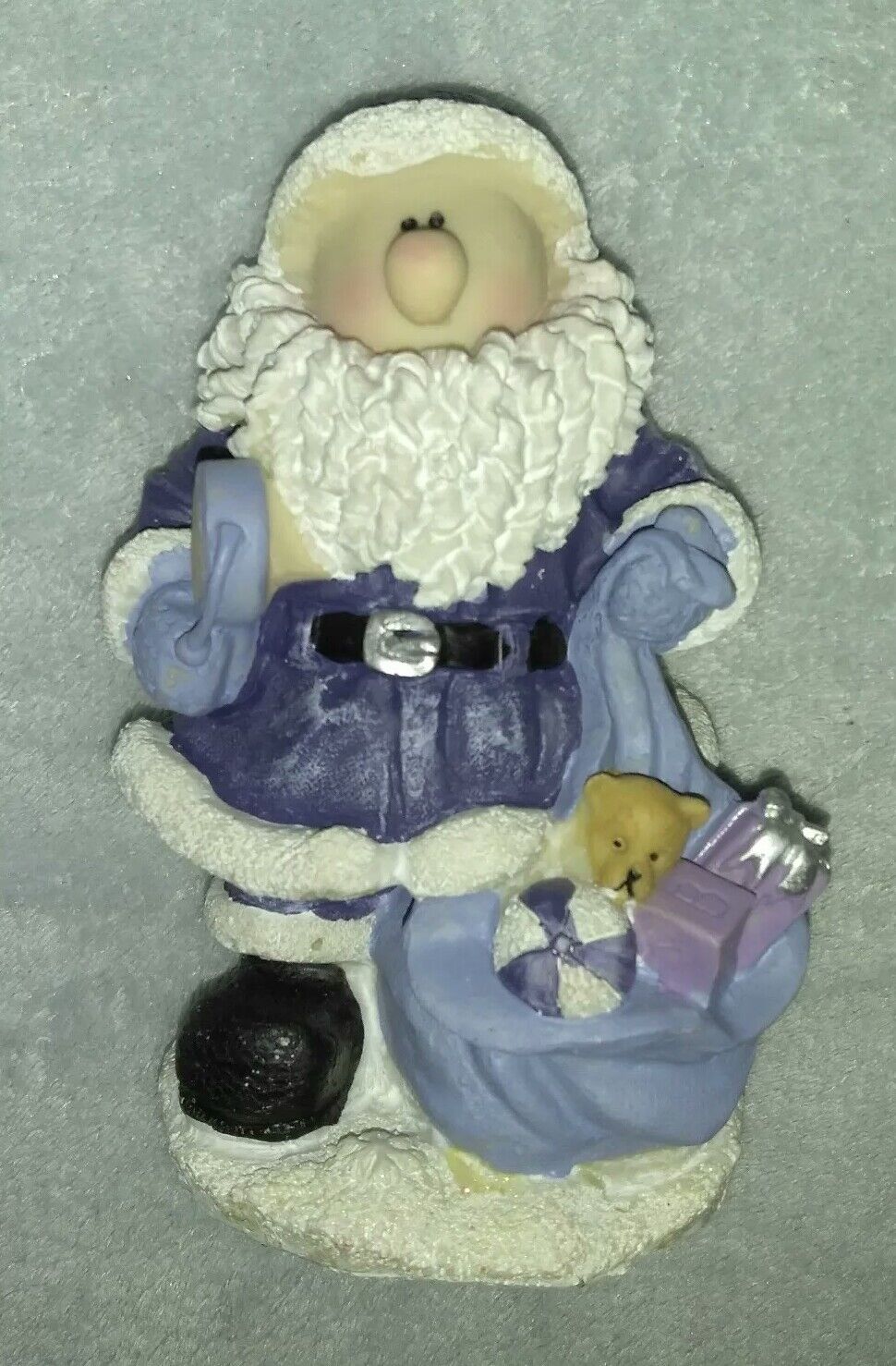 J.T.S International Inc. Santa With Sack Of Toys Ceramic figurine. Christmas 