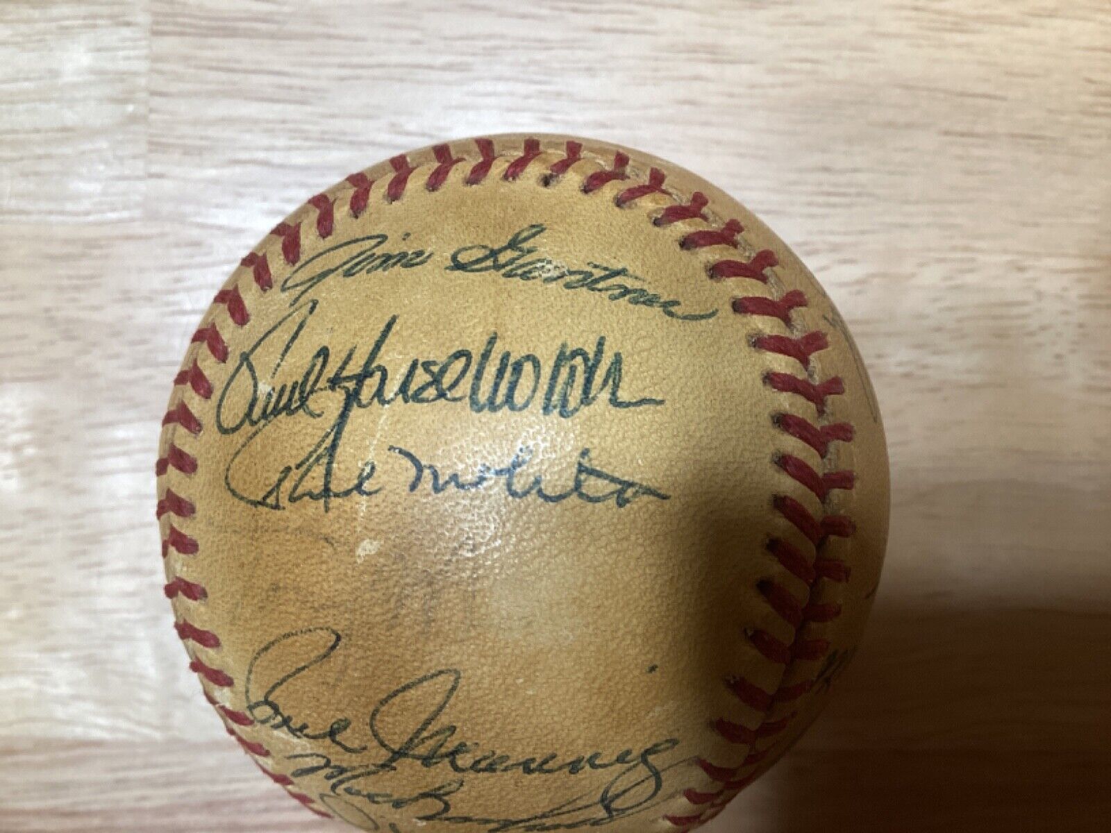 1985 Milwaukee Brewers Autographed Baseball