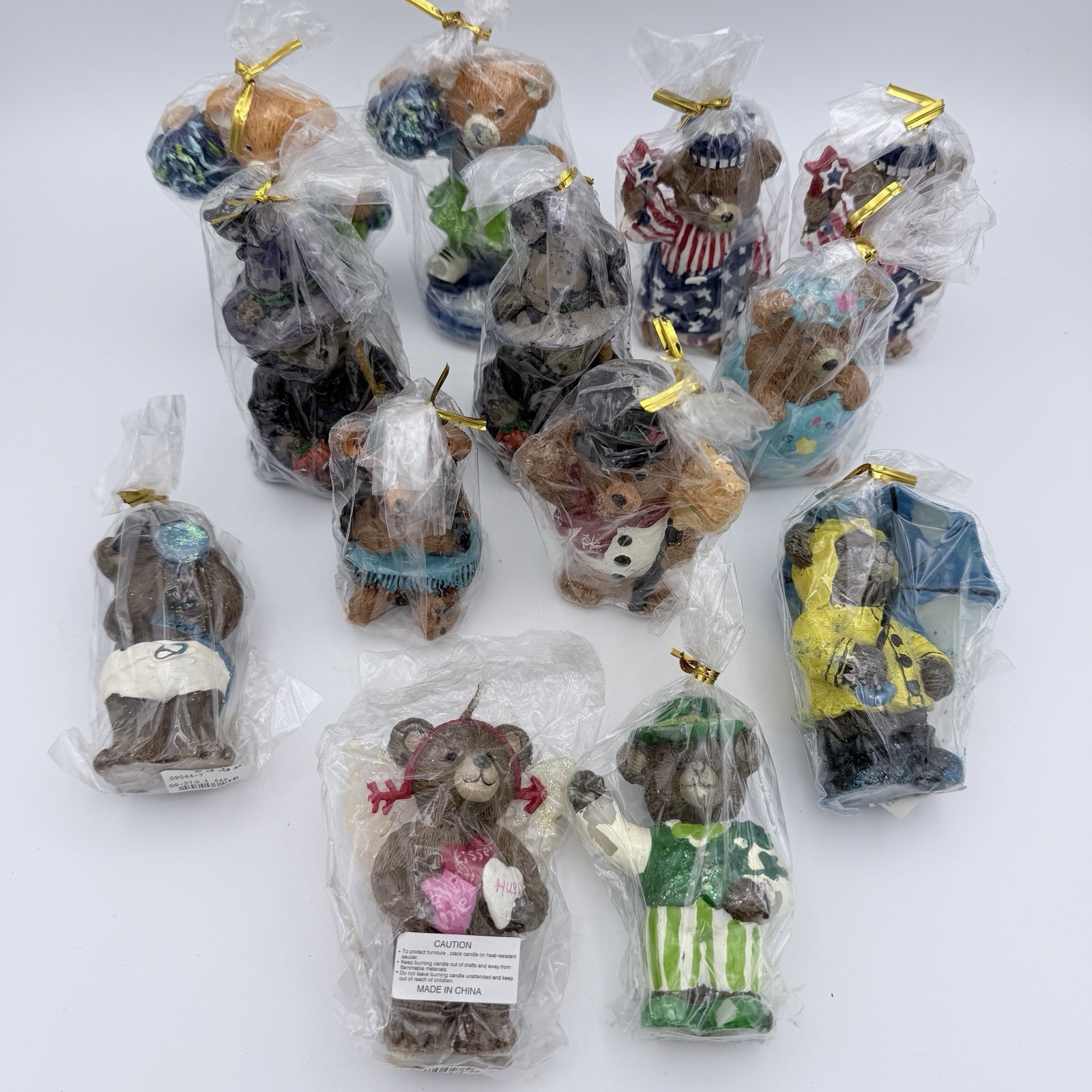 VTG Claire's Candle Bears Collection Figurine Lot of 13 all NEW NIP VTG Claire's Candle Bears Collection Figurine Lot of 13 all NEW NIP