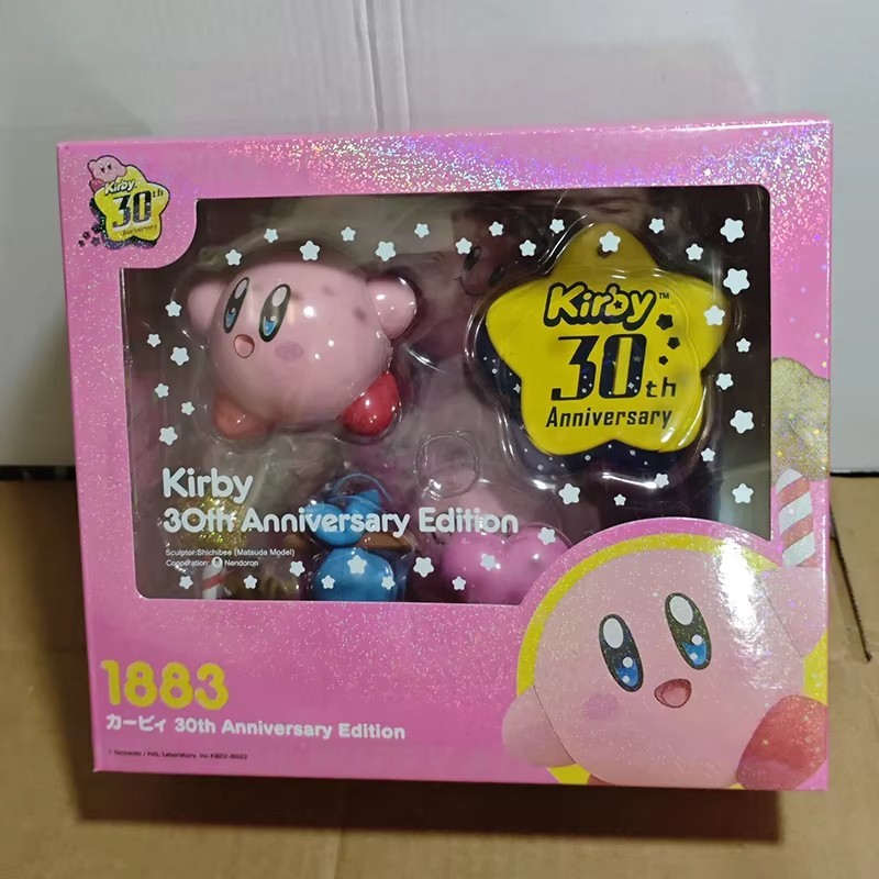 Nendoroid 1883 Kirby 30th Anniversary Ver Anime Figure Set Extra Face Parts