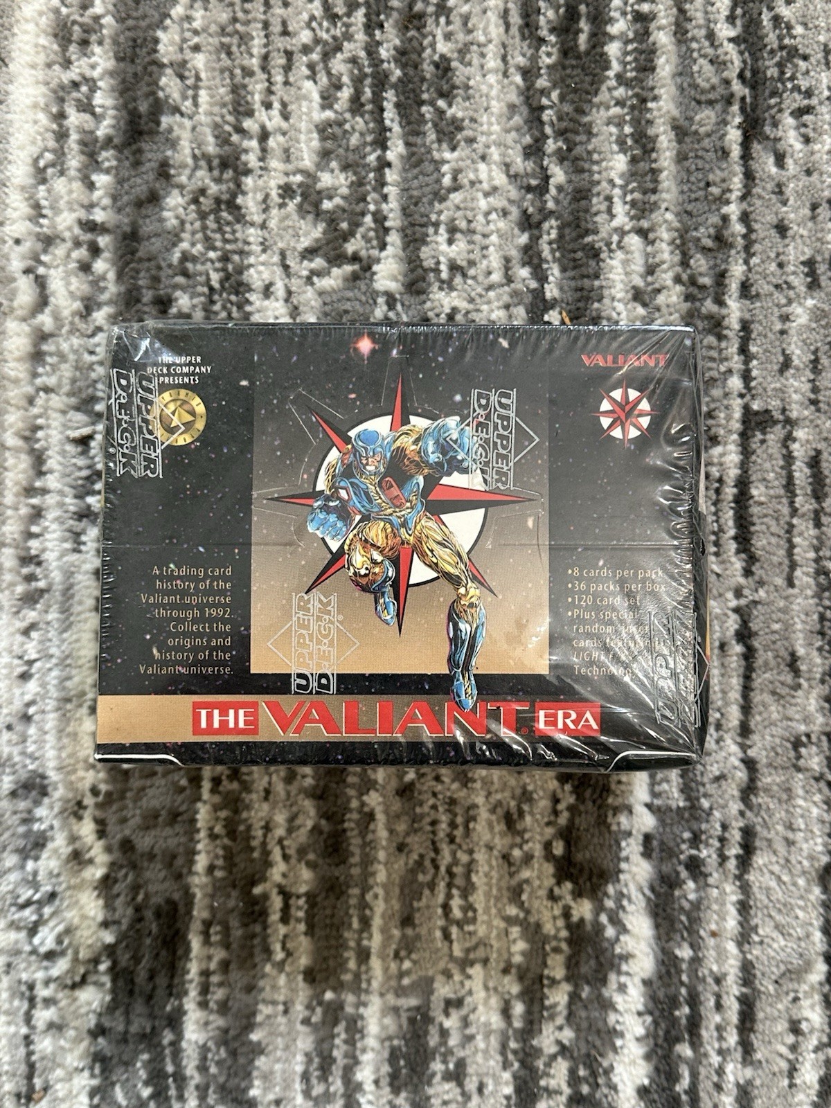 1993 Upper Deck The Valiant Era Trading Card Box 36 Packs Factory Sealed 1993 Upper Deck The Valiant Era Trading Card Box 36 Packs Factory Sealed