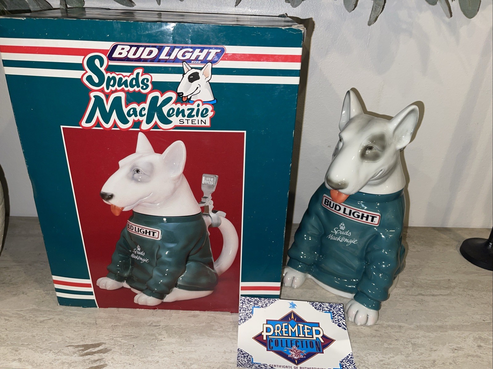 Spuds MacKenzie Character Stein CS445 Anheuser-Busch PKT Germany 2000