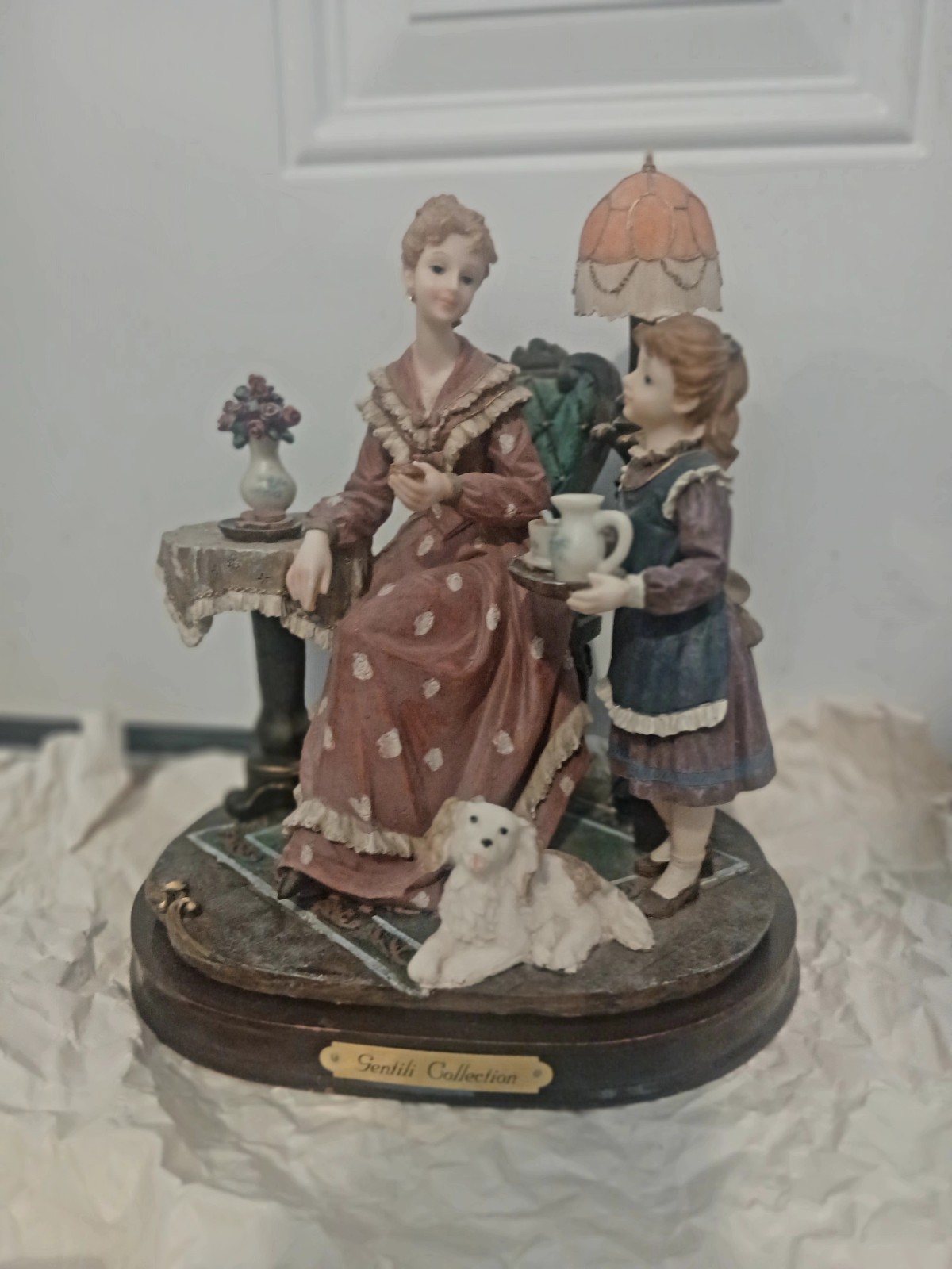 Vintage Gentili Collection Mother And Child Afternoon Tea Parties Figurines RARE Vintage Gentili Collection Mother And Child Afternoon Tea Parties Figurines RARE