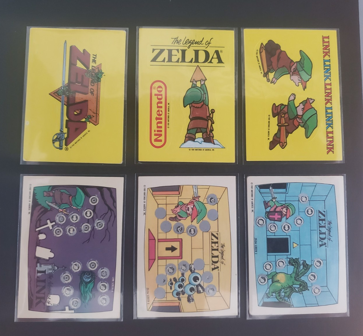 1989 Topps Nintendo Zelda Game Tip 6 Card Lot Sticker 10 17 32 Scratch 4 5 6 1989 Topps Nintendo Zelda Game Tip 6 Card Lot Sticker 10 17 32 Scratch 4 5 6
