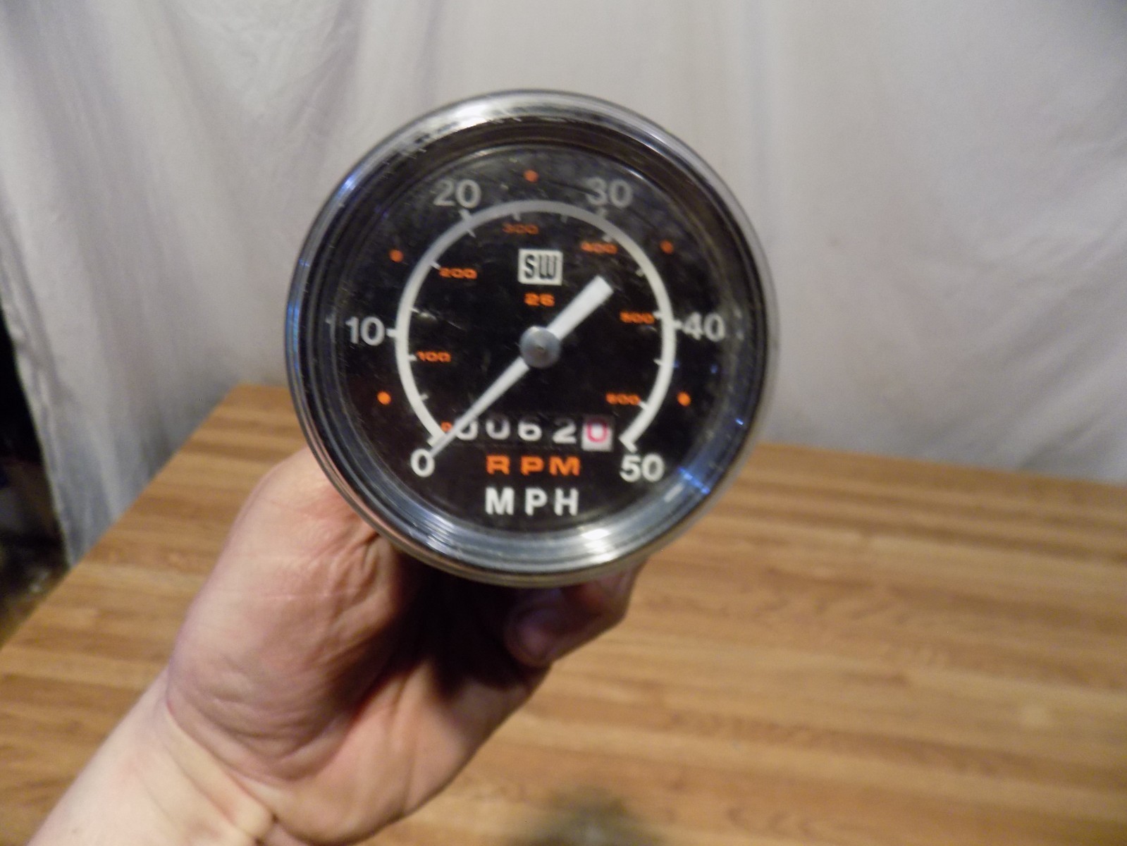 VINTAGE STEWART WARNER BIKE SPEEDOMETER SCHWINN TYPHOON CORVETTE STINGRAY JAGUAR
