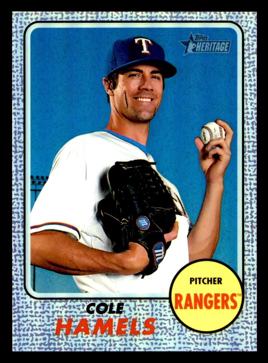 2017 Topps Heritage Cole Hamels Chrome Purple Refractor #THC-473