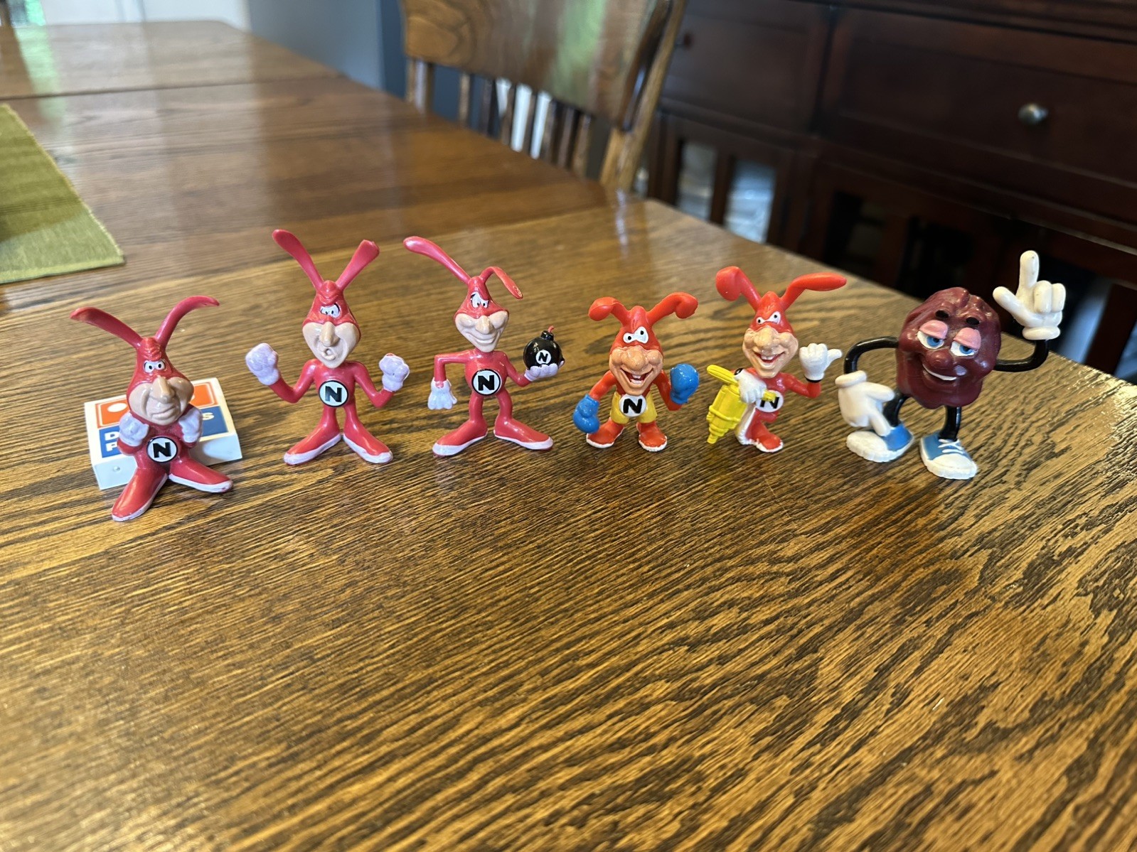 Vtg 1987/88 Dominos Noid Figure Lot 5 Rare Made In Canada Plastic Box Variant Vtg 1987/88 Dominos Noid Figure Lot 5 Rare Made In Canada Plastic Box Variant