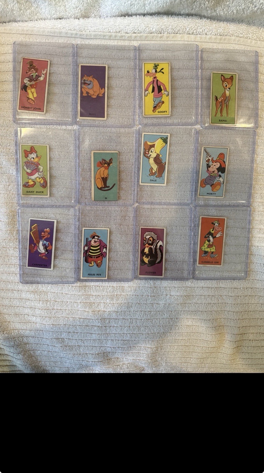 1957 Barratt & Co. Walt Disney Characters 2nd Series Card lot (12) 1957 Barratt & Co. Walt Disney Characters 2nd Series Card lot (12)