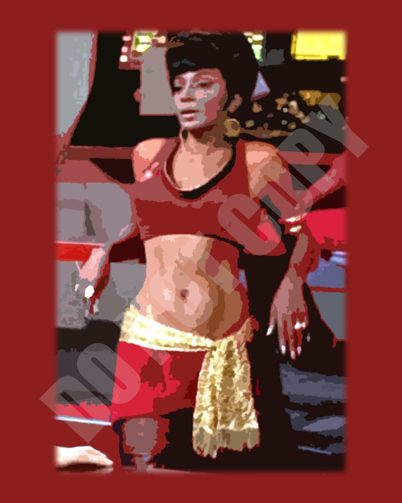 Star Trek Lt Nyota Uhura Nichelle Nichols Communication Pop Art 8x10 Photo