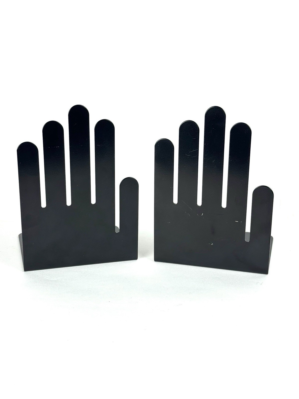 VTG 1970’s SPECTRUM DIVISION DESIGNS HAND Shaped Black Mid-Century BOOKENDS VTG 1970’s SPECTRUM DIVISION DESIGNS HAND Shaped Black Mid-Century BOOKENDS