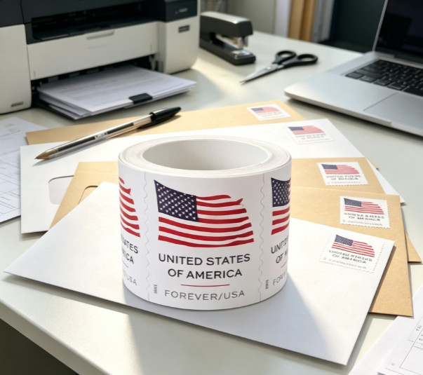 1 Roll U.S. Flag First Class US Postage Stamps 100 PCS US Stock