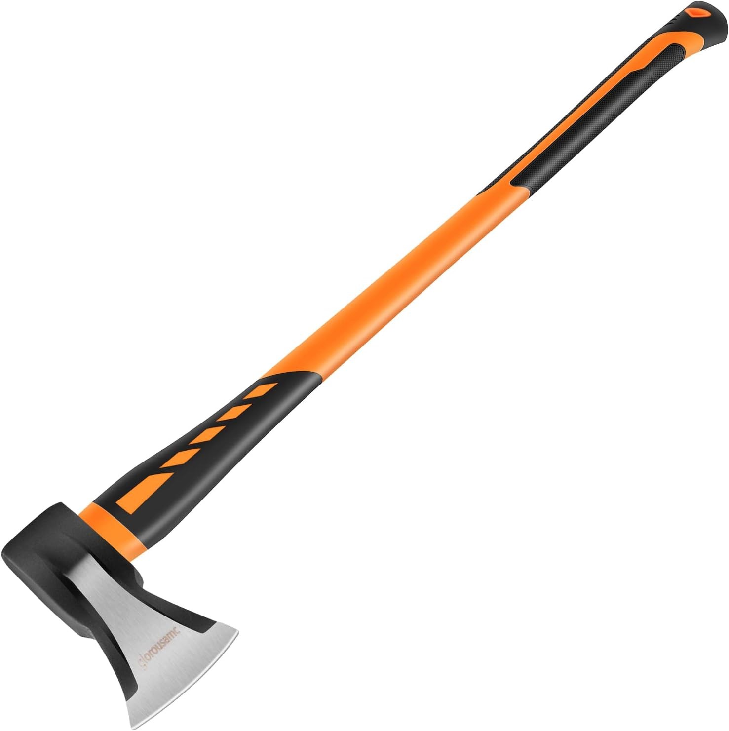 Splitting Axe, 2kg Wedge Head, 6.8lb, 36-in Fiberglass Handle