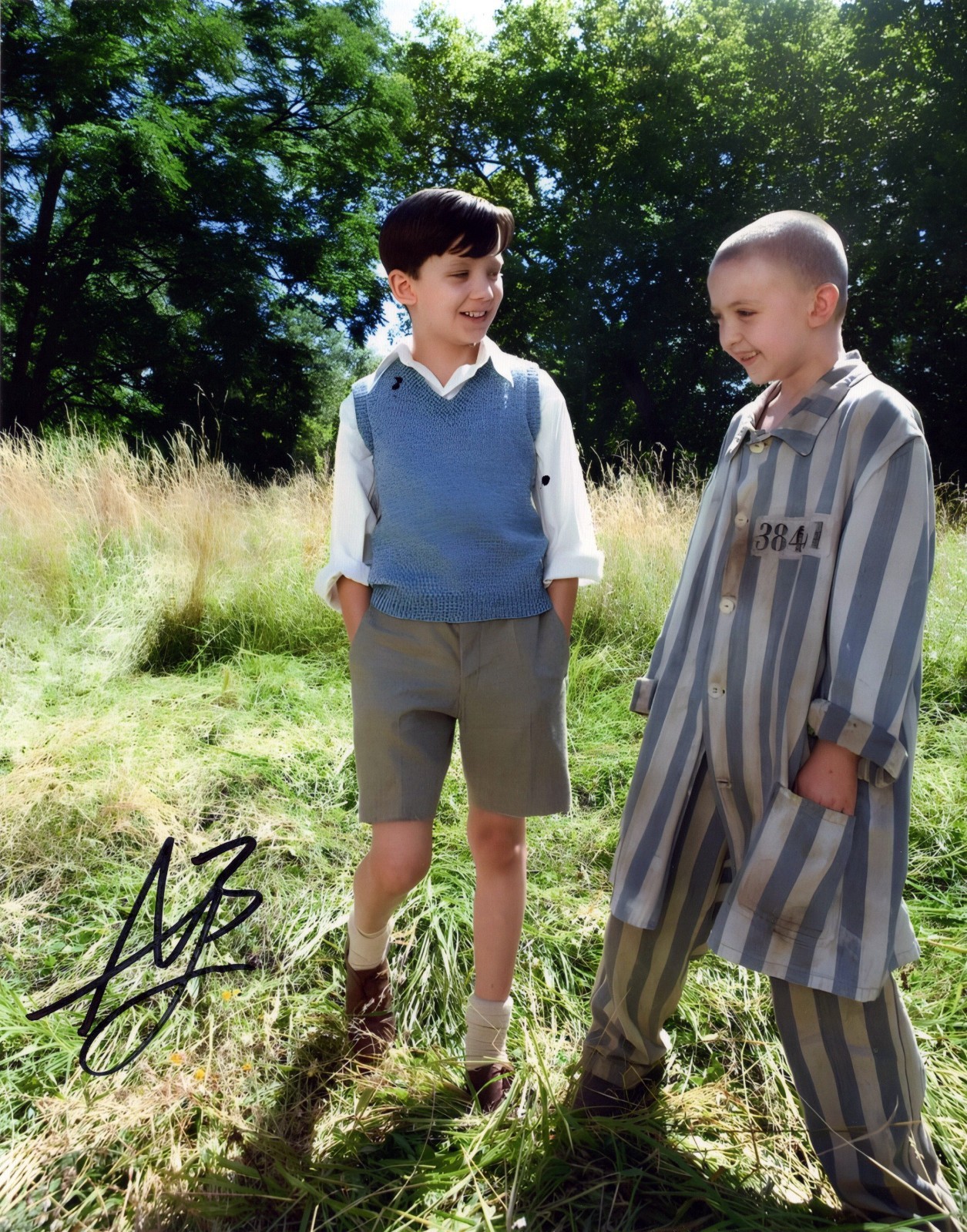 Asa Butterfield Autographed Photo Signed Photo PROOF The Baby In The Pajamas a