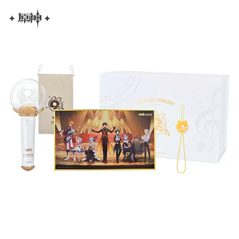 Official Genshin Impact Concert 2023 Atmosphere Light Stick Card Pendant Box Set