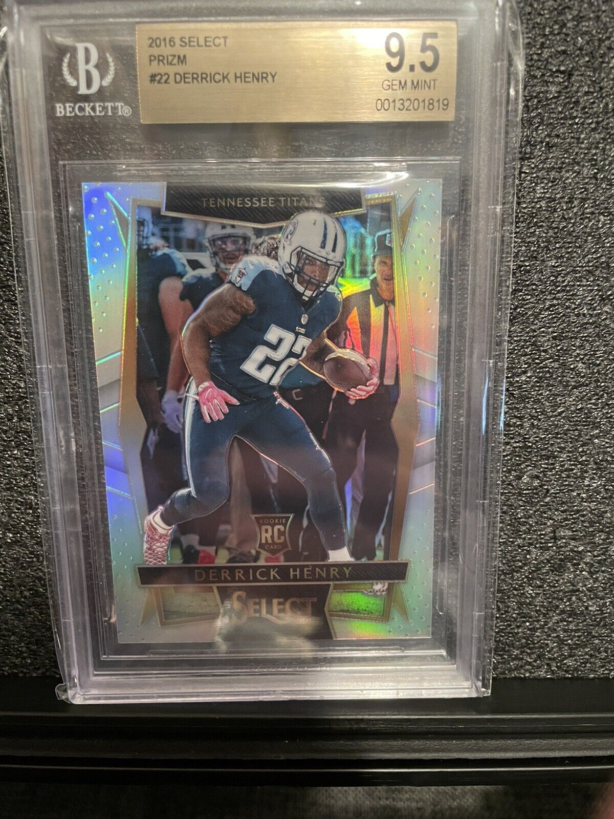 2016 Derrick Henry Select Rookie Panini Prizm Silver Parallel BGS 9.5 Titans NFL