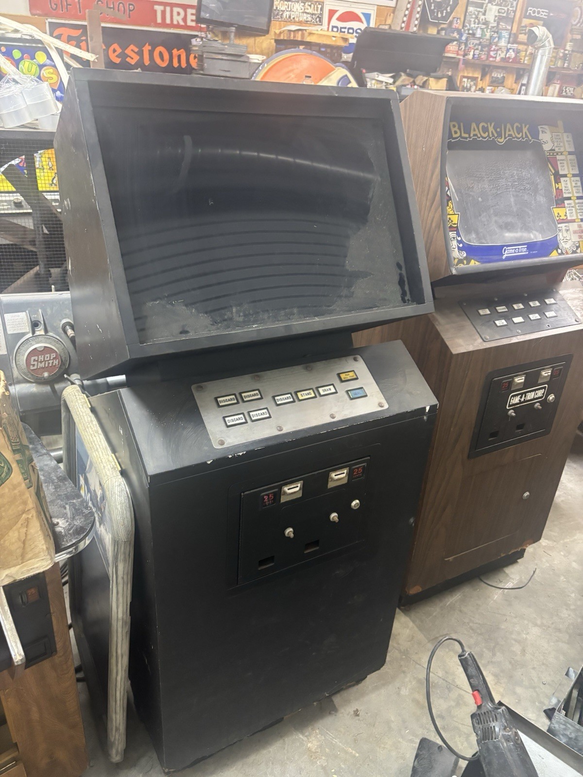 Vintage 1970s/1980s 25¢ Video Poker / Draw Poker Arcade Machine – Original Vintage 1970s/1980s 25¢ Video Poker / Draw Poker Arcade Machine – Original