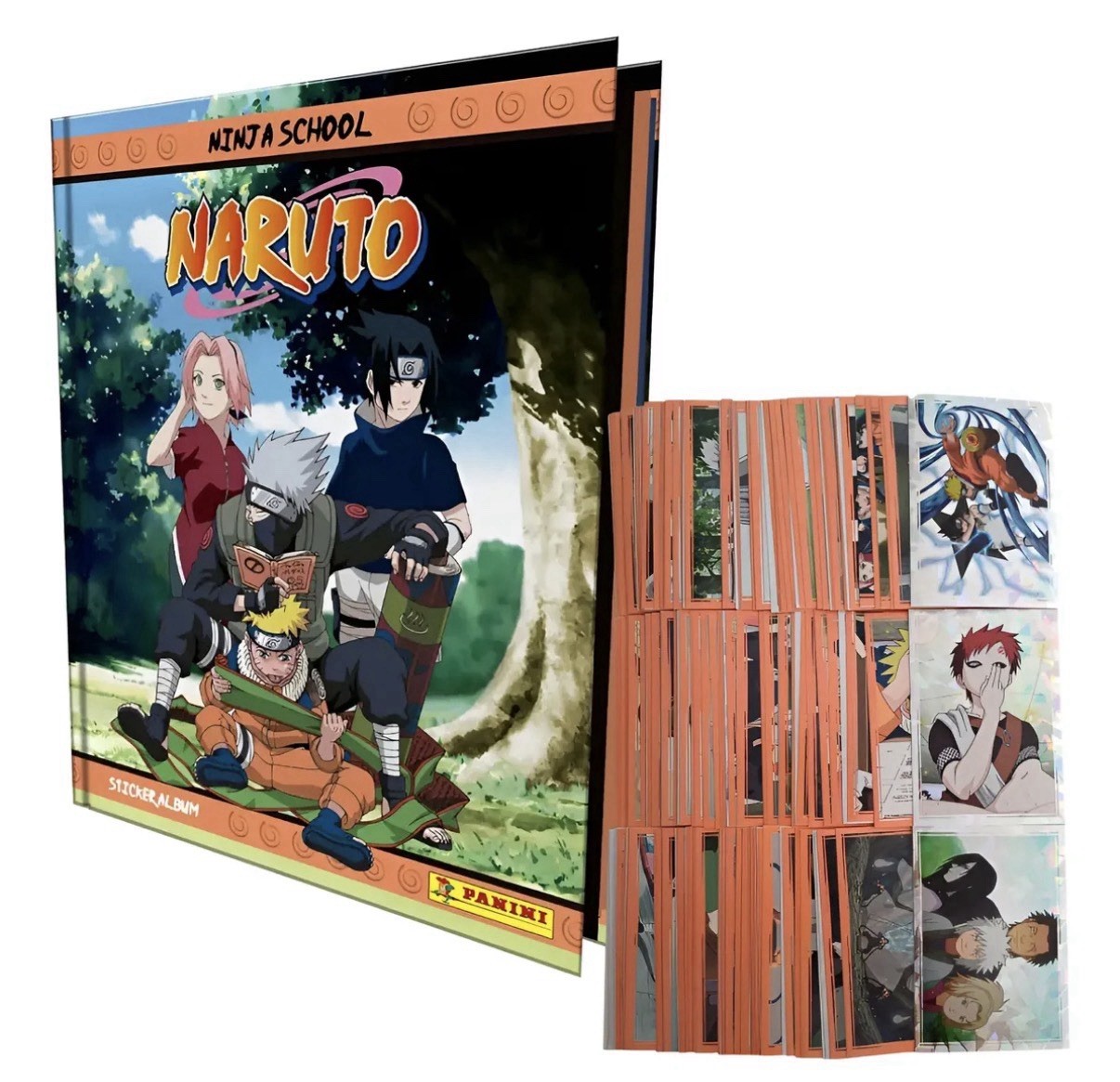 Naruto Ninja School 2025 Hardcover Album + 50 Stickers Panini Naruto Ninja School 2025 Hardcover Album + 50 Stickers Panini