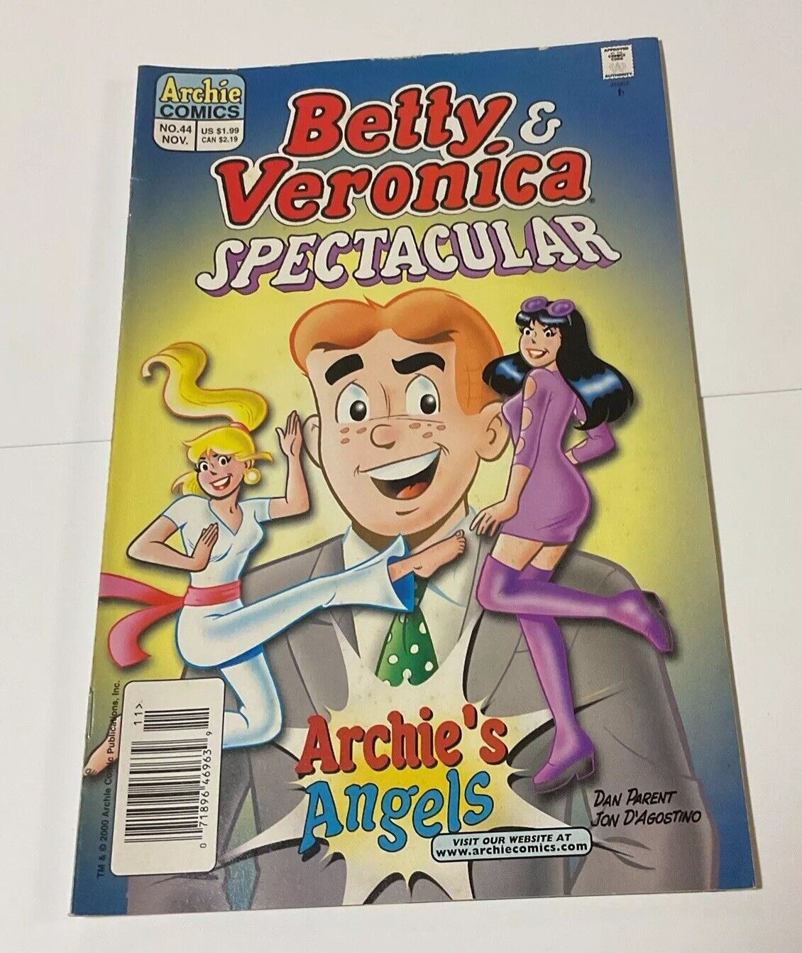 Vintage BETTY & VERONICA SPECTACULAR #44 F-VF Newsstand Mini-Skirt Cover 2000