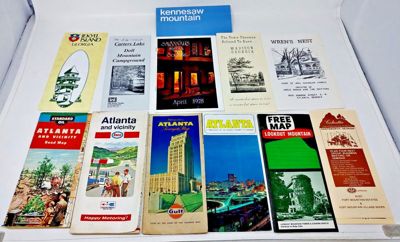 Vintage Georgia Maps Travel Brochures Lot Road Maps City Guides Historic Sites Vintage Georgia Maps Travel Brochures Lot Road Maps City Guides Historic Sites