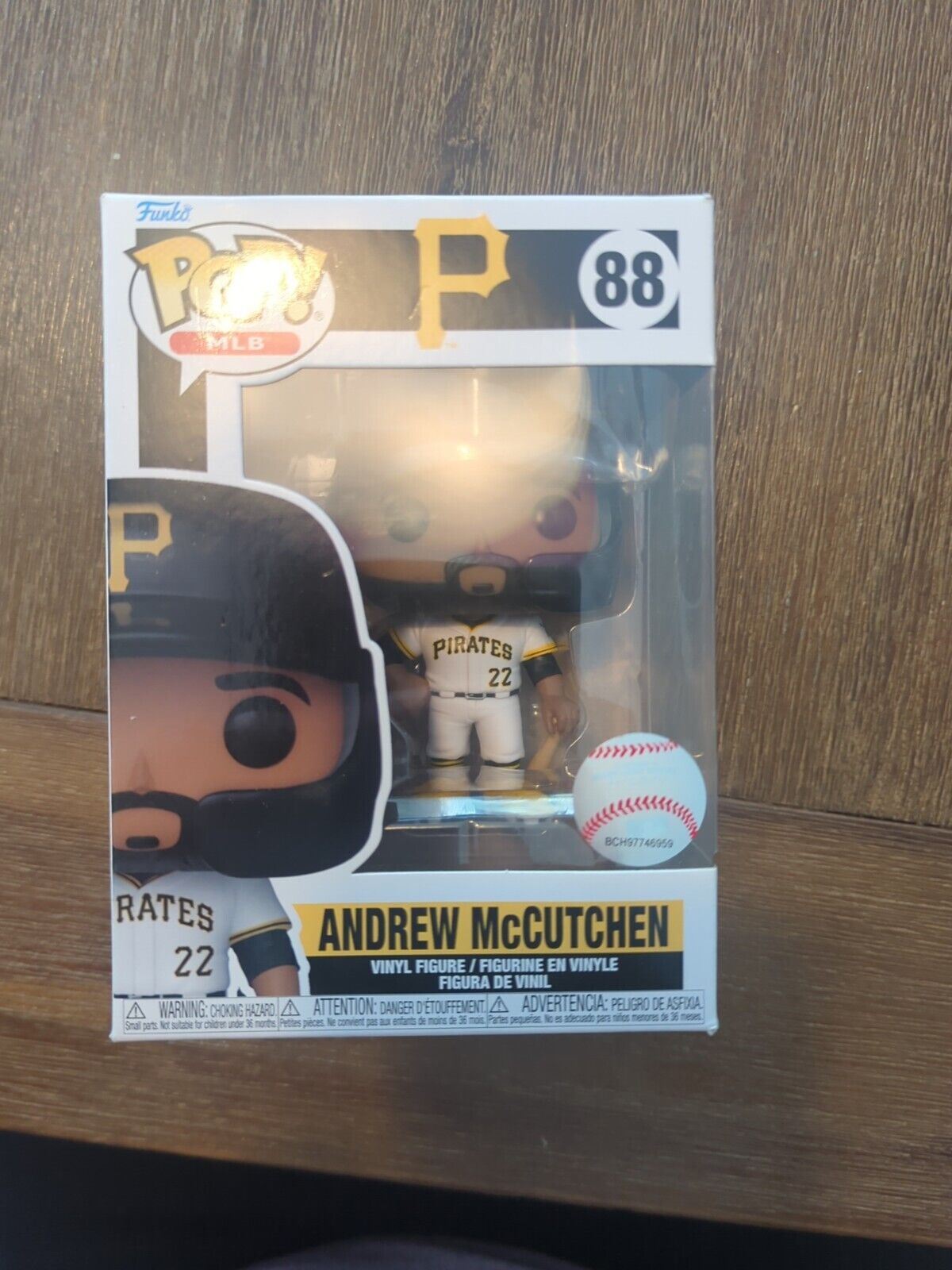 Funko POP MLB #88 Andrew McCutchen Brand New Toy Figure Pittsburgh Pirates
