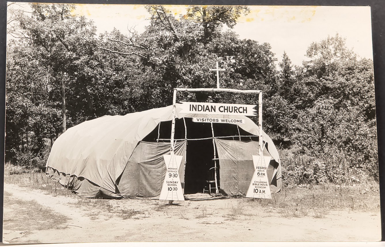 RPPC ~ canvas-covered tent labeled RPPC ~ canvas-covered tent labeled