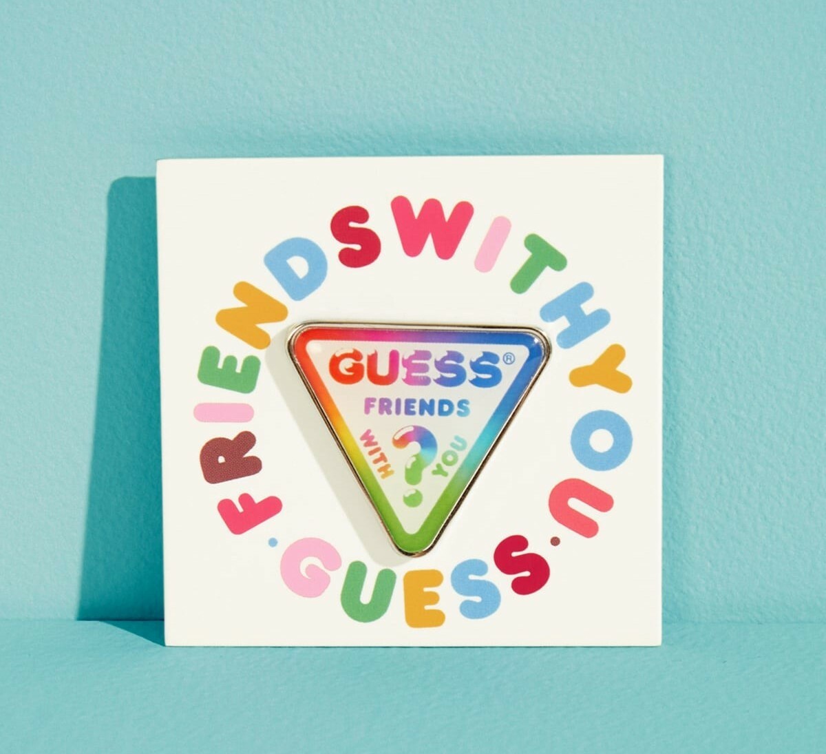 β‘RAREβ‘ GUESS x FRIENDS WITH YOU Pride Pin *BRAND NEW* βοΈππ³οΈβπ β‘RAREβ‘ GUESS x FRIENDS WITH YOU Pride Pin *BRAND NEW* βοΈππ³οΈβπ