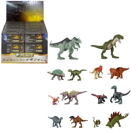 Mattel Jurassic World New Dominators Minifigure Box Assortment Vol. 2 [24 Mattel Jurassic World New Dominators Minifigure Box Assortment Vol. 2 [24