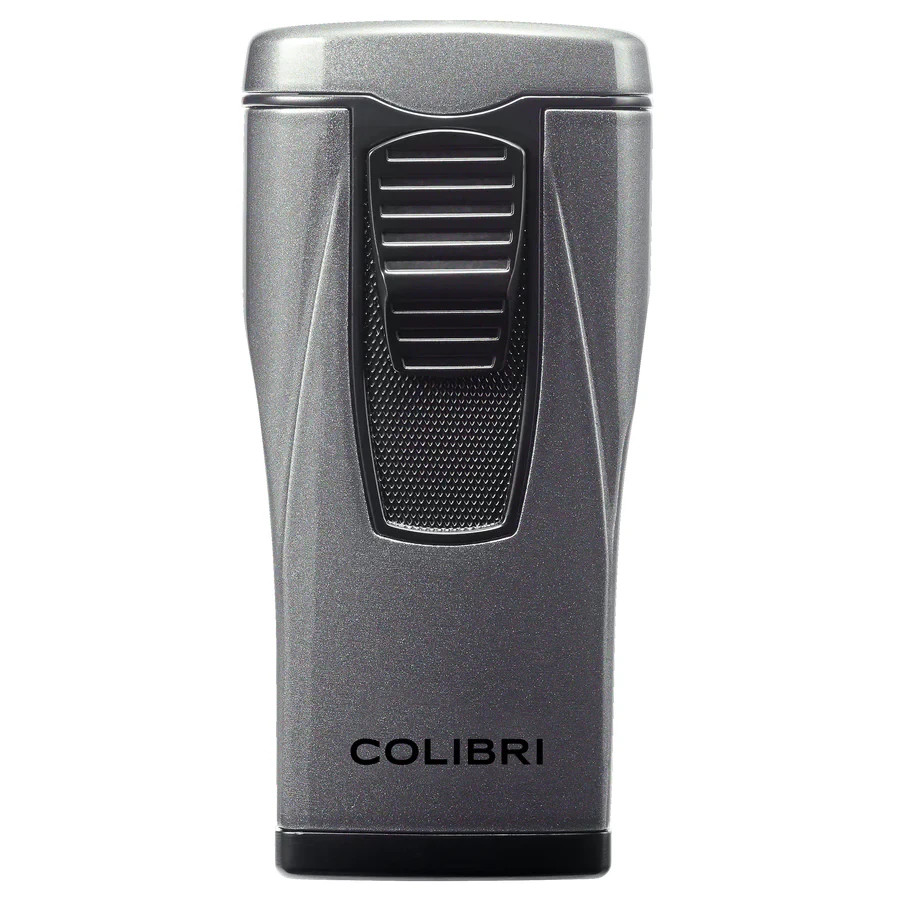 Colibri Cigar Lighter Monaco Triple Jet Lighter Metallic Charcoal Colibri Cigar Lighter Monaco Triple Jet Lighter Metallic Charcoal