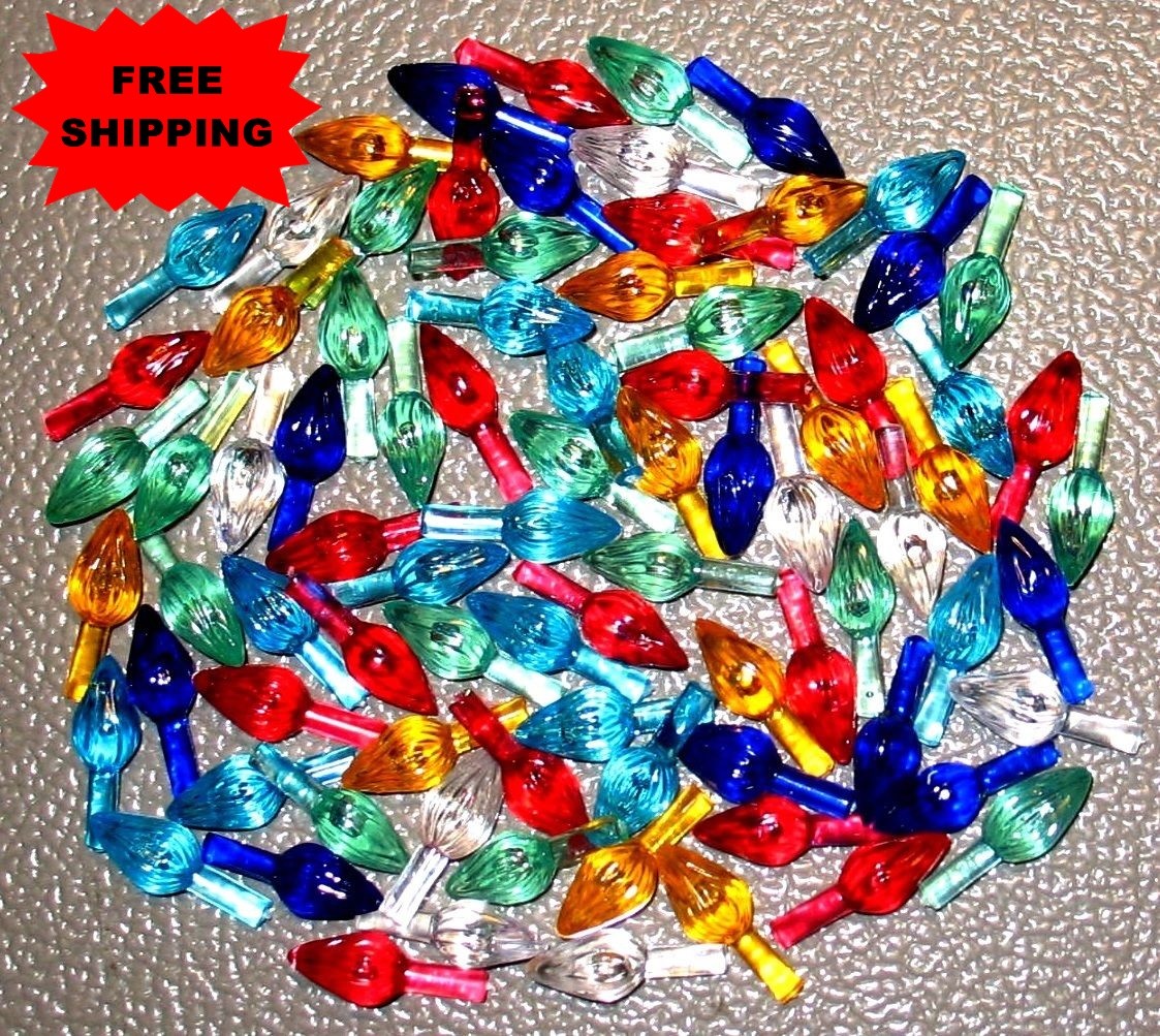 50 Small Twist Flame Lights Bulbs for Ceramic Christmas Tree **FREE SHIP** 50 Small Twist Flame Lights Bulbs for Ceramic Christmas Tree **FREE SHIP**