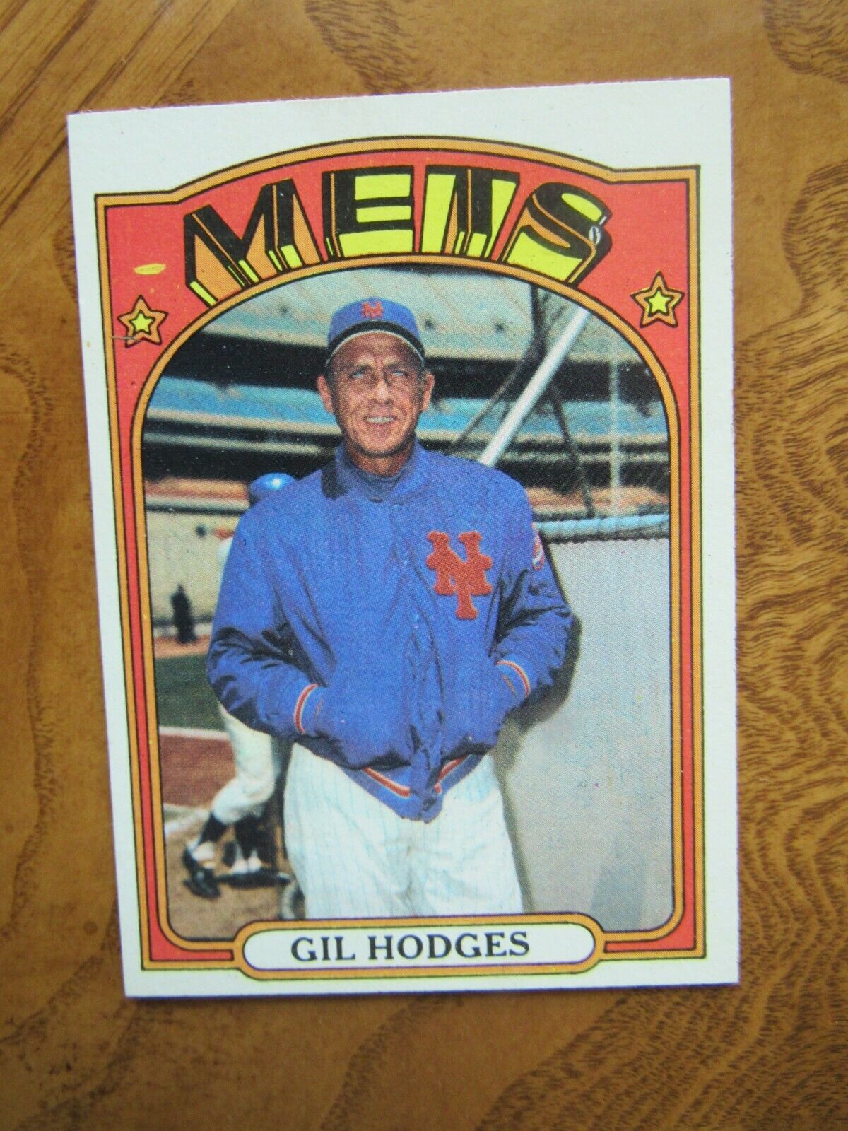 1972 Topps Baseball Cards - # 465 Gil Hodges, MGR, New York Mets
