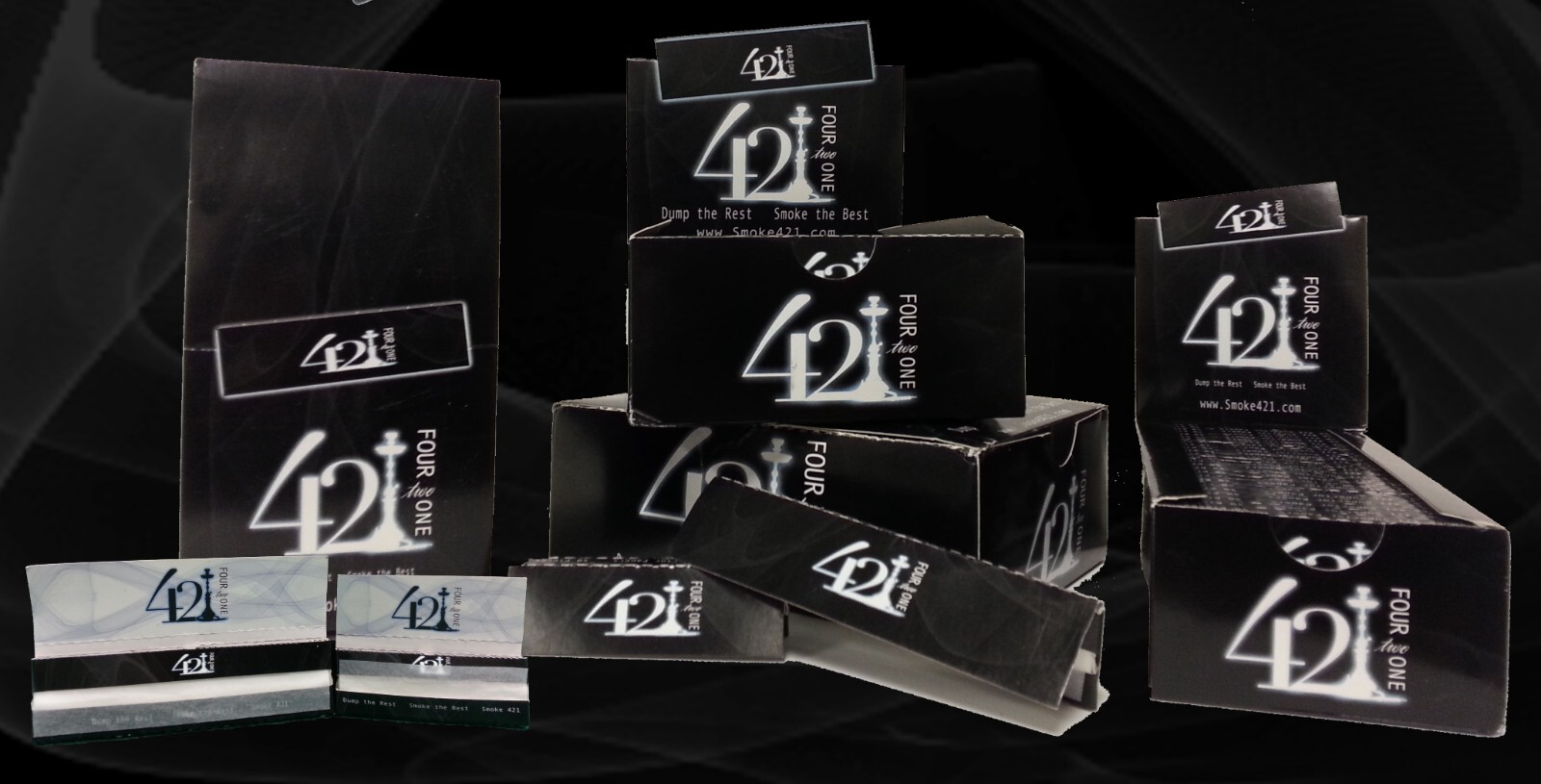 1 packet of 421 Regular Size Cigarette Smoking  Rolling Paper 50 Papers /pk  420