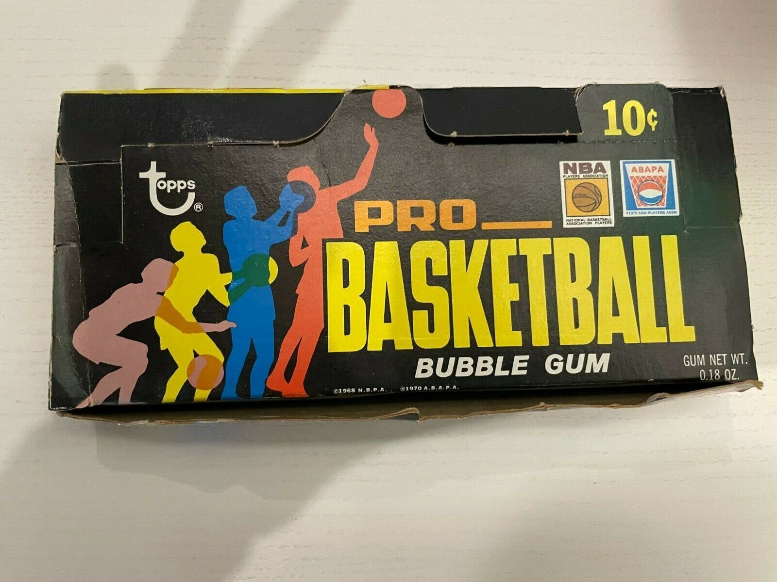 1971-72 Empty Topps Basketball Box **UBER RARE** SOLID CONDITION