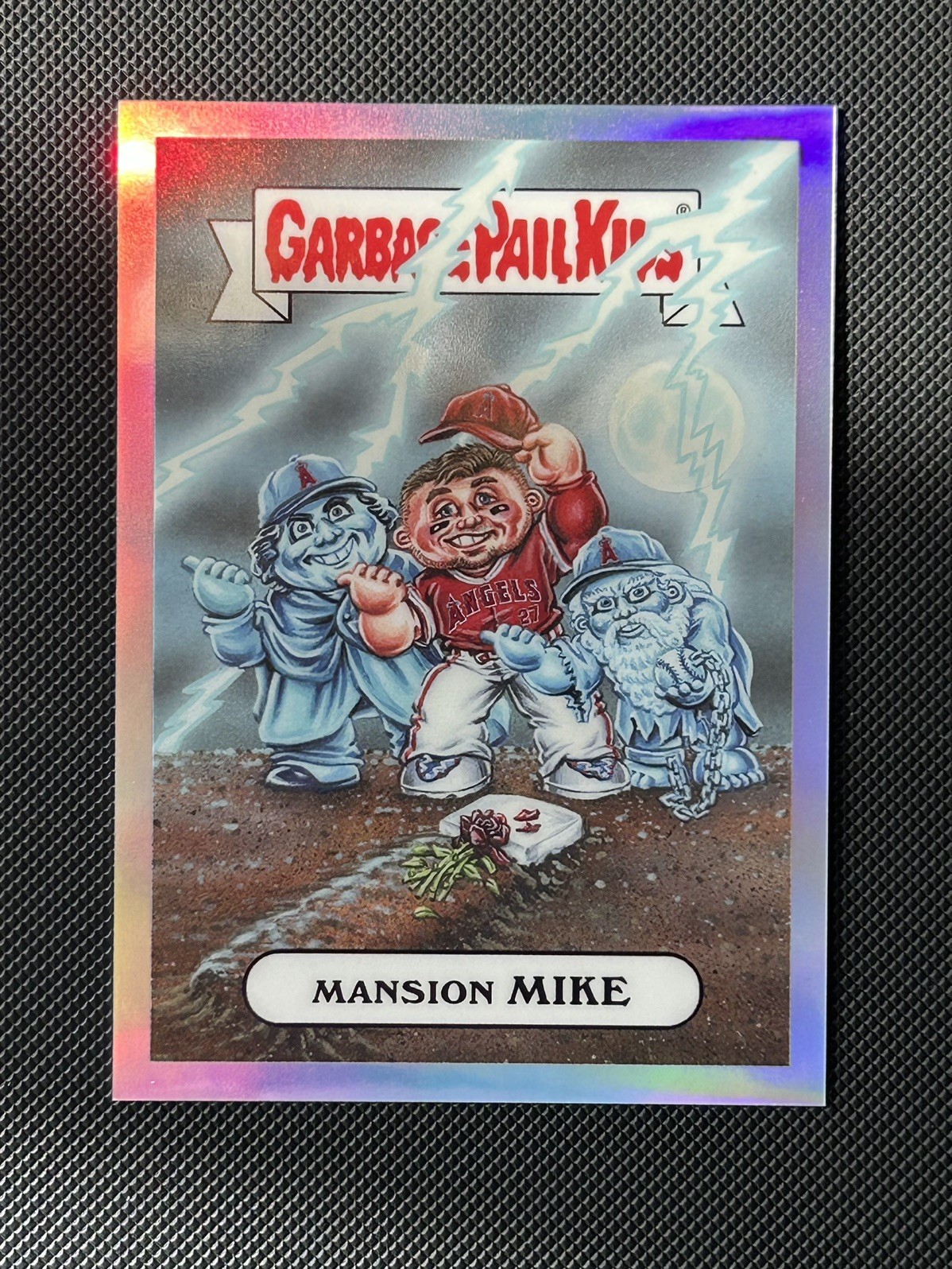 2026 Bowman Chrome Mike Trout #GPK-30 Mansion Mike Garbage Pail Kids SSP Angels 2026 Bowman Chrome Mike Trout #GPK-30 Mansion Mike Garbage Pail Kids SSP Angels