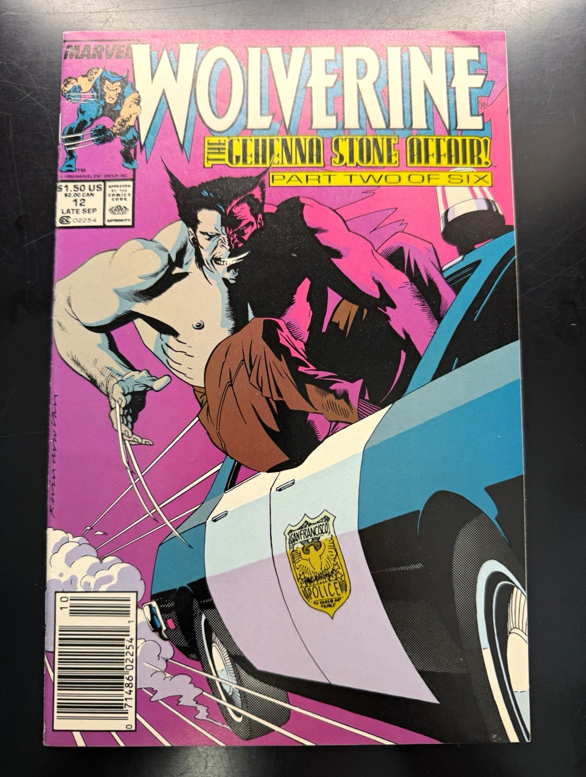 Wolverine #12 1989 Marvel Comics Chris Claremont John Buscema Direct Ed Wolverine #12 1989 Marvel Comics Chris Claremont John Buscema Direct Ed