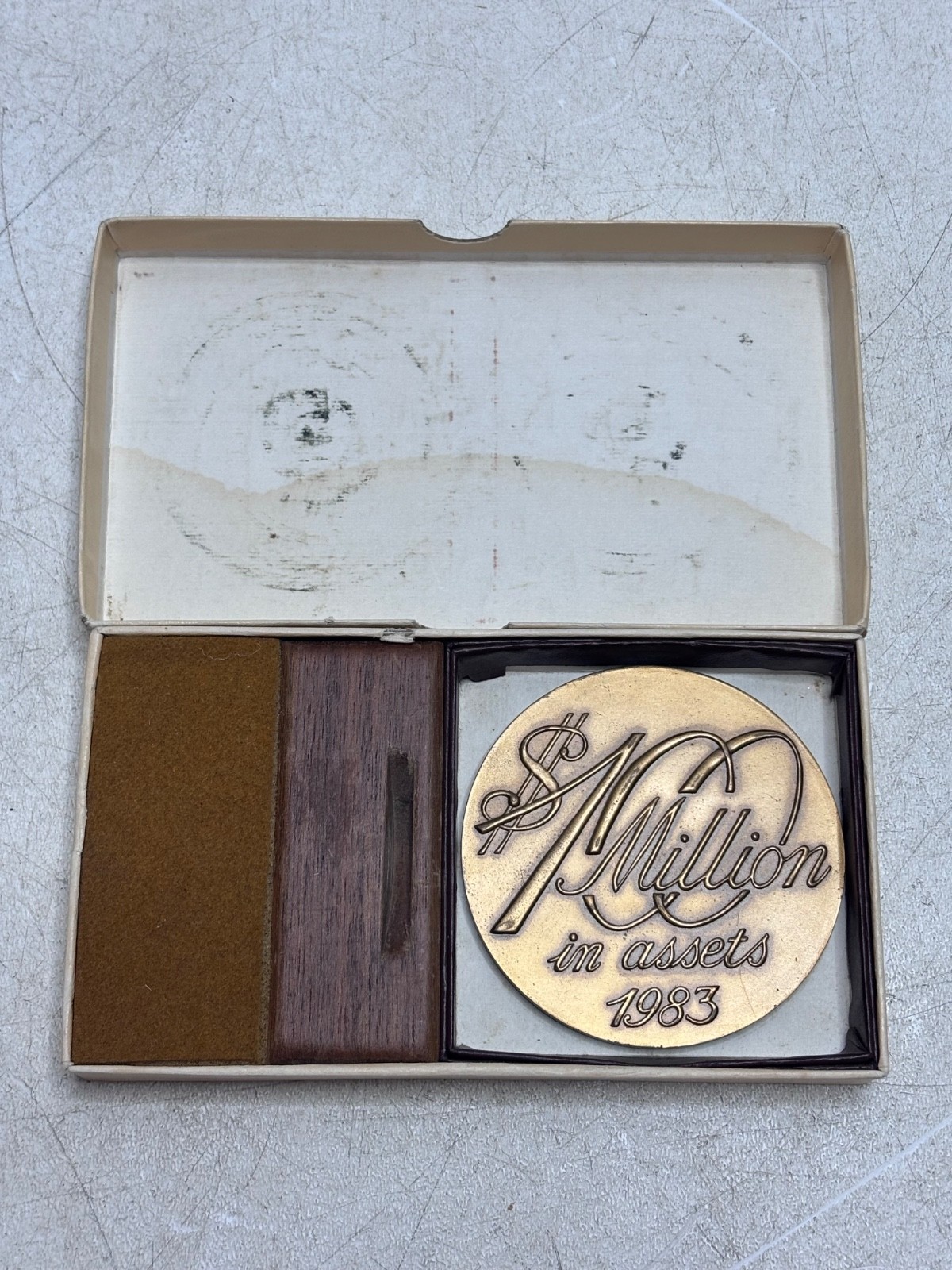 Vintage 1983 John Deere Employee Credit Union Medallion $100 Million Waterloo IA